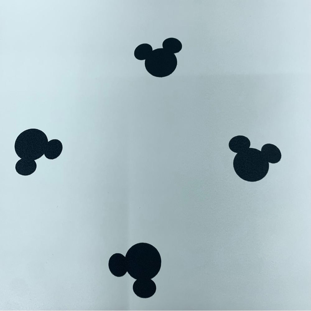 Vintage RARE Mickey Mouse Ears Wallpaper 20.5 Inches Wide X 32.8 feet Long. - Picture 3 of 6